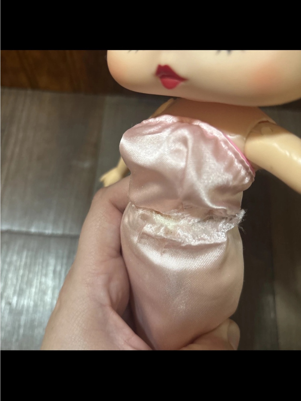 Betty Boop Pink Satin Gown Doll - Retro Character Toy 1986 *dress has damage* - Picture 2 of 6